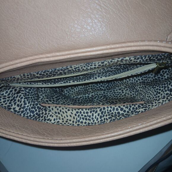 Sole Society Pink Top Handle Purse With Shoulder Cross Body Strap - Picture 10 of 12